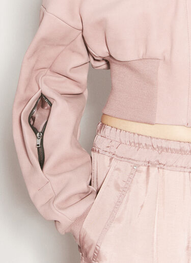 Rick Owens Suede Bomber Jacket Pink ric0255003