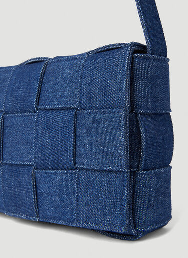Bottega Veneta Cassette Denim Shoulder Bag Blue bov0352003