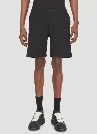 Alexander McQueen Logo Tape Shorts Black amq0147018