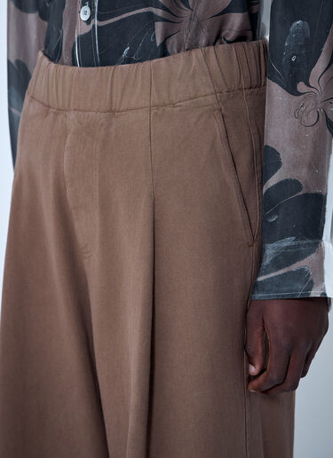 Dries Van Noten コットンパンツ  ブラウン dvn0160026