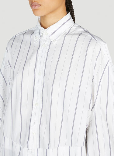 Balenciaga Twisted Sleeve Shirt White bal0253018