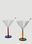 Sophie Lou Jacobsen Piano Set of Two Cocktail Glasses Multicolour spl0351014