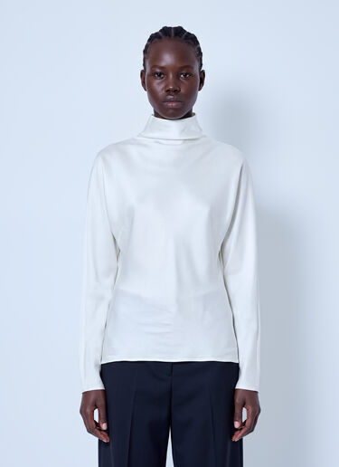 LN-CC® - RÓHE: Minimal Waisted Top - White RÓHE Minimal Waisted Top White roe0266011