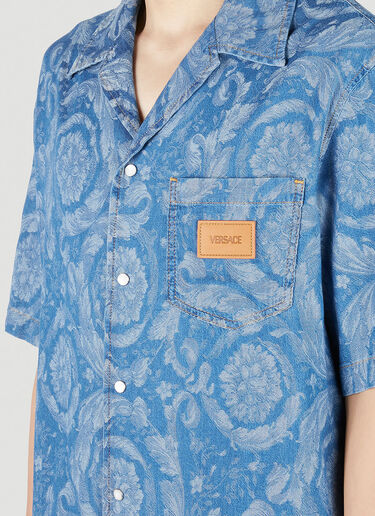 Versace Barocco Denim Shirt Light Blue ver0151019