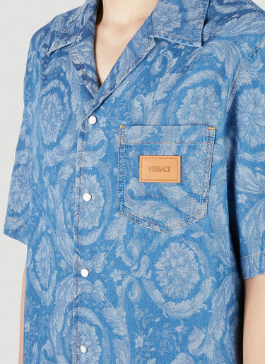 Versace Barocco Denim Shirt Light Blue ver0151019