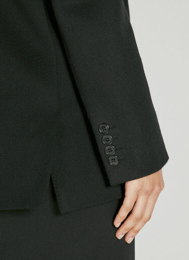 Wool-Blend Blazer Saint Laurent Wool-Blend Blazer Black sla0254015