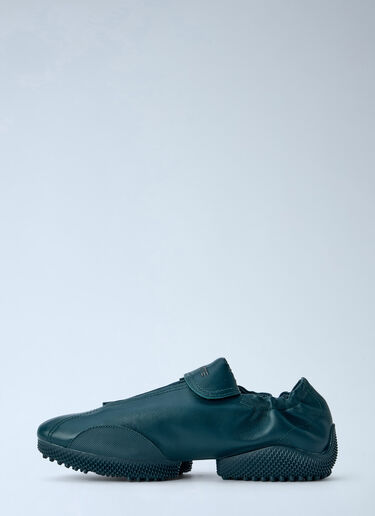 LN-CC® - Lacoste: Runway Low Set Leather Sneakers - Dark Green Lacoste Runway Low Set Leather Sneakers Dark Green lac0266014