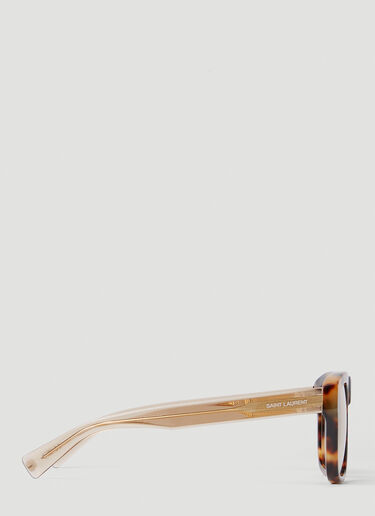 Saint Laurent Tortoiseshell Glasses Brown sla0151111