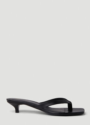 Prada Flip Flop Kitten Heels Brown pra0258028