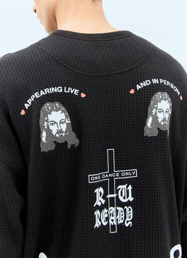 Paly 헐리우드 캔틴 써멀 티셔츠  블랙 pal0156007