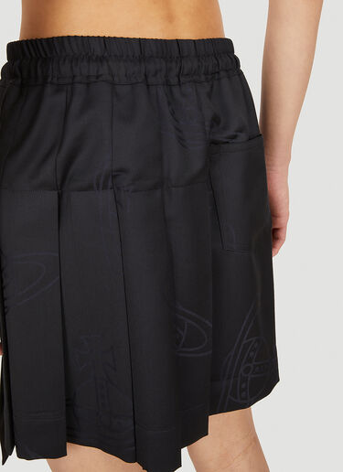 Vivienne Westwood Elasticated Waistband Kilt Black vvw0151004