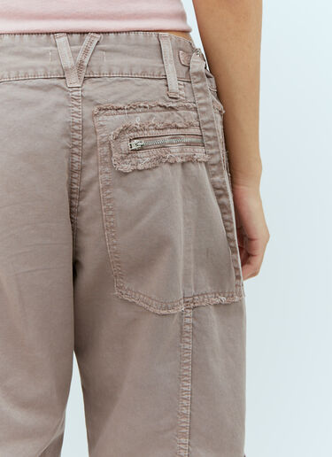 Distressed Cargo Pants Acne Studios Distressed Cargo Pants Pink acn0254035