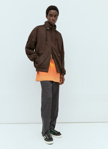 ジップアップ パネル コンストラクションジャケット adidas x Song for the Mute ジップアップ パネル コンストラクションジャケット ブラウン asf0154005