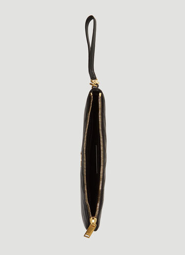 Saint Laurent Cassandre Matelassé Pouch Black sla0231049