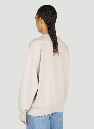 Acne Studios Face Patch Sweatshirt Beige acn0253015