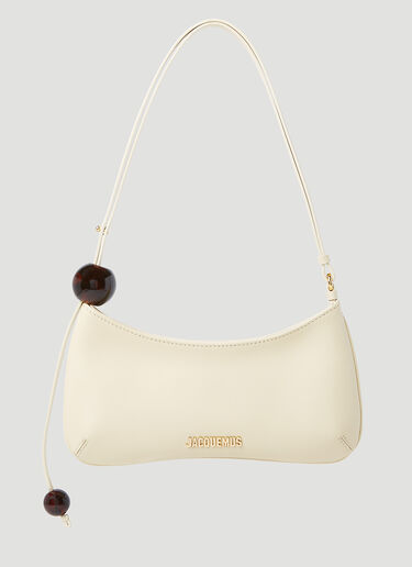 Jacquemus Le Bisou Perle Shoulder Bag Cream jac0254081