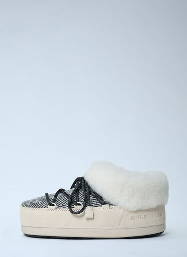 Moon Boot x GUEST IN RESIDENCE EVX Chalet Mules White mbg0364004