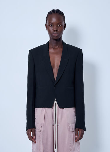 LN-CC® - Rick Owens: Alice Jacket - Black Rick Owens Alice Jacket Black ric0265002