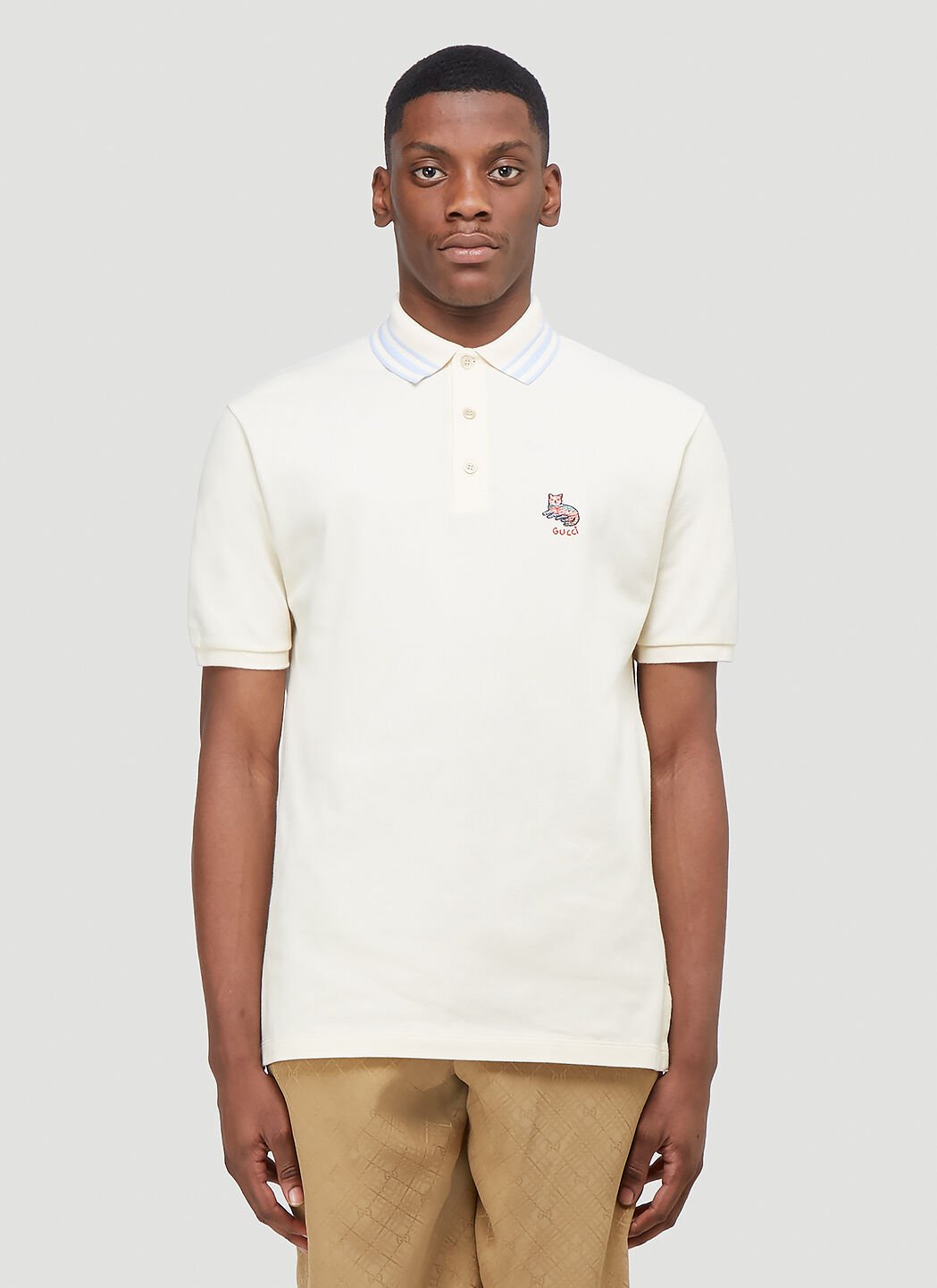 Gucci Polo Shirt in White LN CC