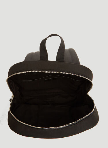 Saint Laurent Canvas Laptop Backpack Black sla0136044