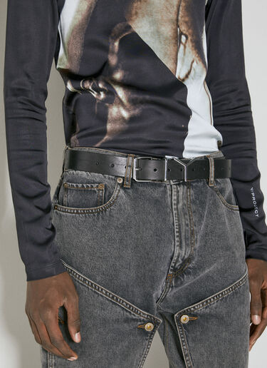 Y Leather Belt Y/PROJECT Y Leather Belt Black ypr0153024