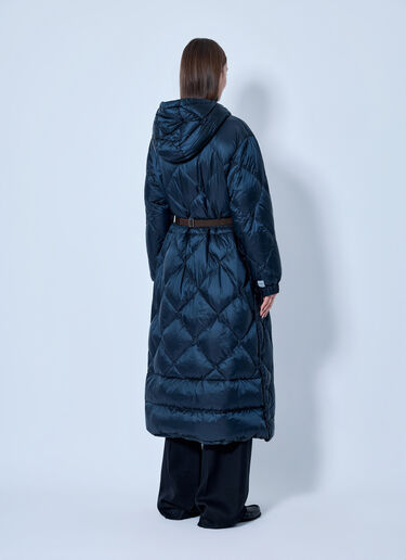 LN-CC® - Max Mara: Quilted Hooded Puffer Coat - Navy Max Mara Quilted Hooded Puffer Coat Navy max0266164