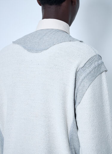 Maison Margiela 칼라 맨투맨  화이트 mla0159003