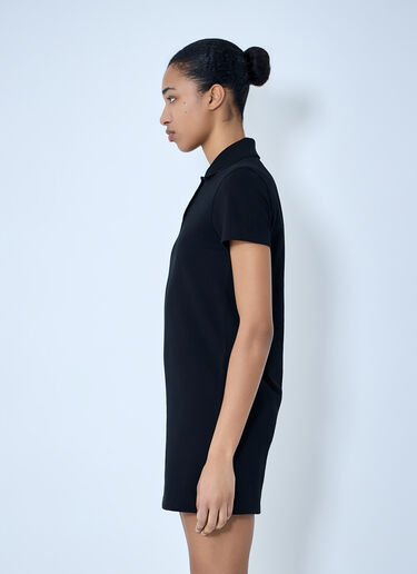 Saint Laurent Polo Mini Dress Black sla0263015