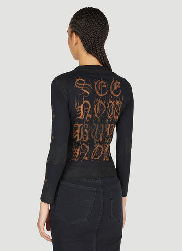 Tight Logo T-Shirt Balenciaga Tight Logo T-Shirt Black bal0253017