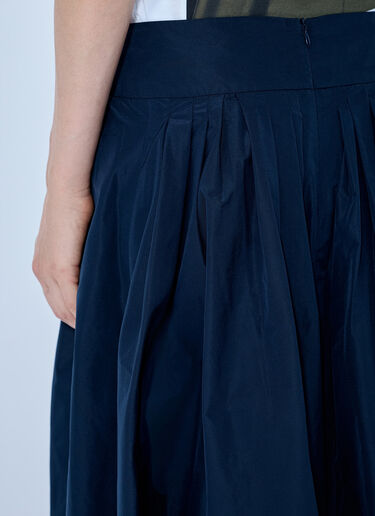 LN-CC® - Max Mara: Pleated Maxi Skirt - Navy Max Mara Pleated Maxi Skirt Navy max0265201