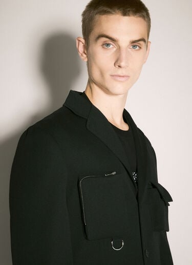 Lanvin Multi-Pocket Wool Jacket Black lnv0158001