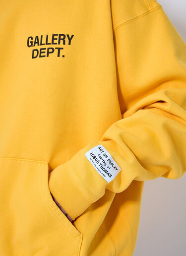 Gallery Dept. 90s Hooded Sweatshirt Yellow gdp0160003