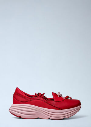 HOKA Bondi Mary Jane Sneakers Red hok0362006