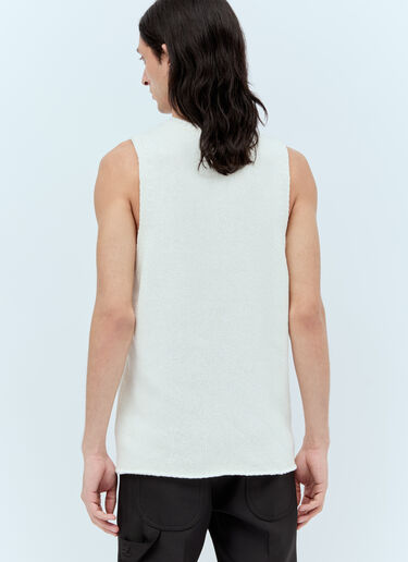 Courrèges Knit Tank Top White cou0156010