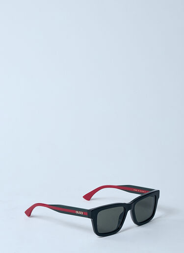 Gucci Rectangle Frame Sunglasses Black gus0159084