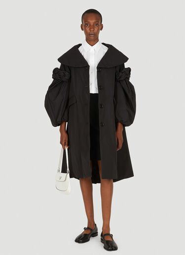 Simone Rocha Puff Cap Sleeve Shirt White sra0250010