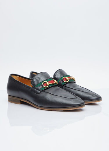 Gucci Horsebit Web Loafers Black guc0154022