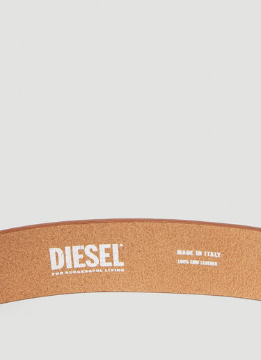 Diesel B-1DR W 가죽 벨트 브라운 dsl0255044