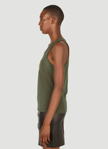 Dion Lee Rib Shift Tank Top Khaki dle0349004