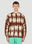 The Elder Statesman Geo Jumper Dark Green tes0150008