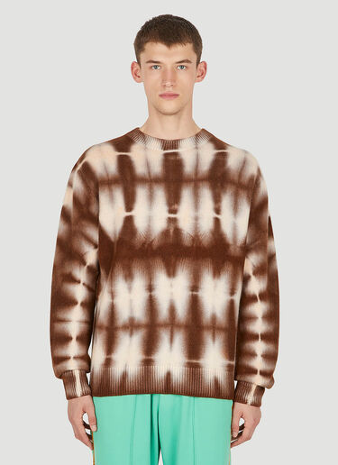 Geo Jumper The Elder Statesman Geo Jumper Brown tes0150021