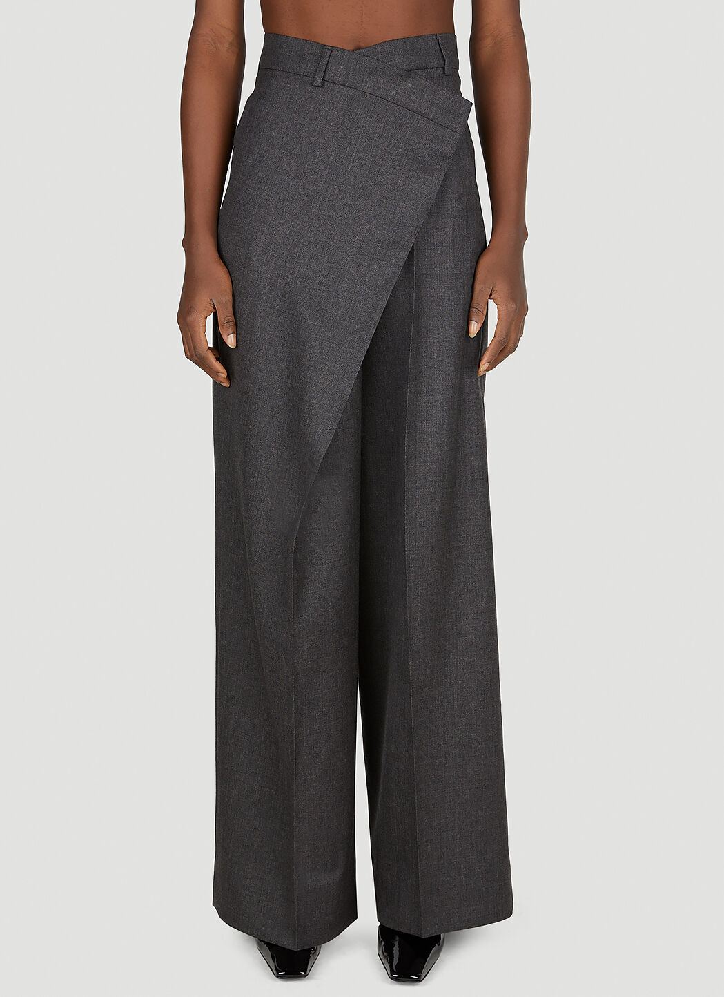 Acne studios wide leg trousers shop