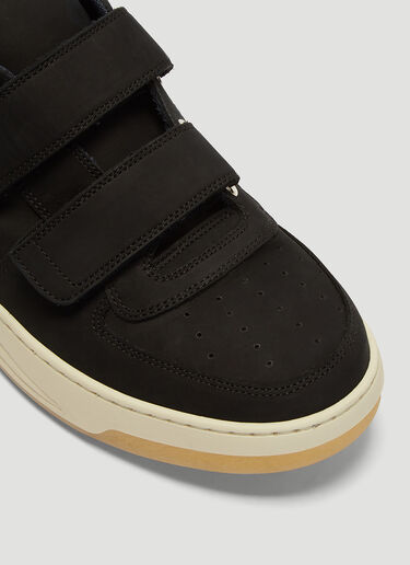 Acne Studios Velcro Nubuk Sneakers Black acn0136003