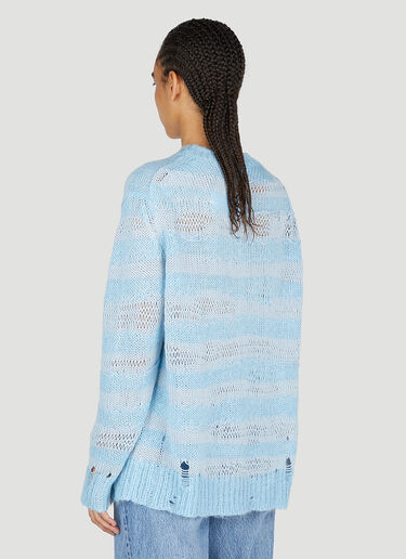 Acne Studios Ladder Knit Sweater Light Blue acn0253029