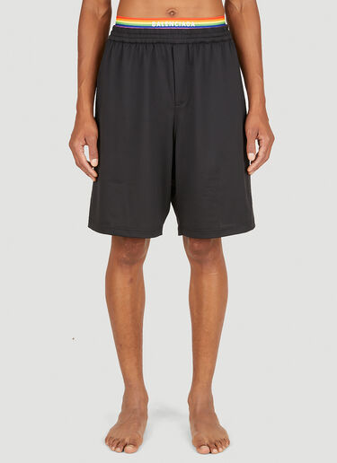 Balenciaga Pride Swim Shorts Black bal0149092