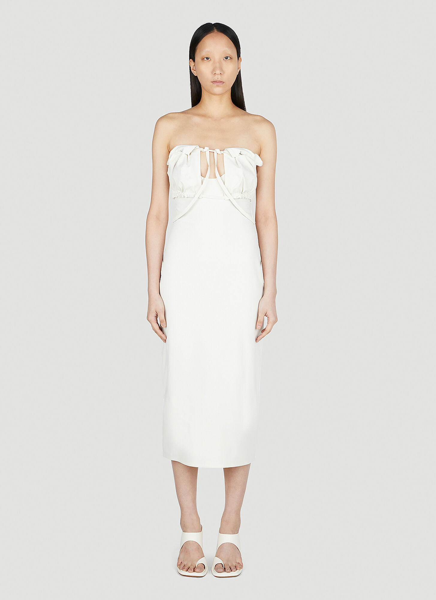 Shop Jacquemus La Robe Bikini Dress In White