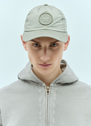 Stone Island 徽标贴饰棒球帽 米色 sto0156117