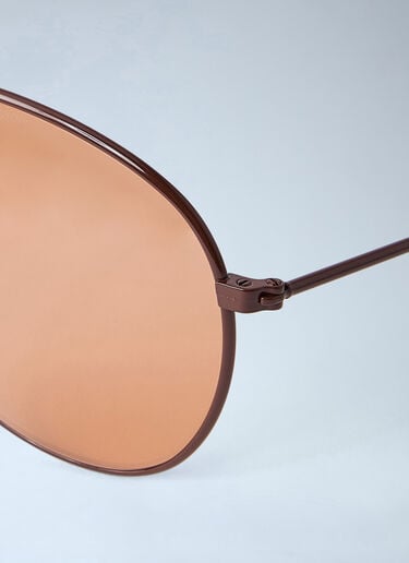 LN-CC® - Acne Studios: Metal Aviator Sunglasses - Brown Acne Studios Metal Aviator Sunglasses Brown acn0264061