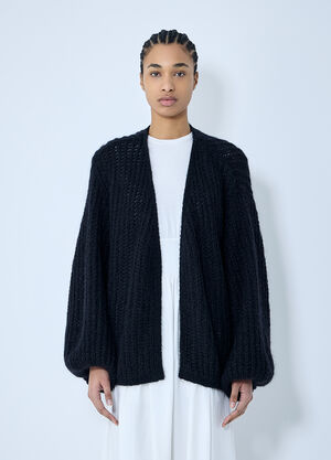 TOTEME Puffed Cardigan Black tot0259014