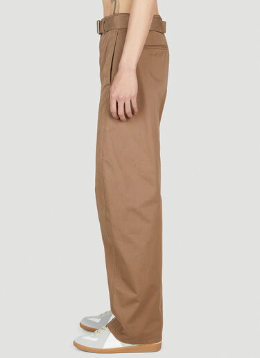 Lemaire Twisted Pants Brown lem0152003